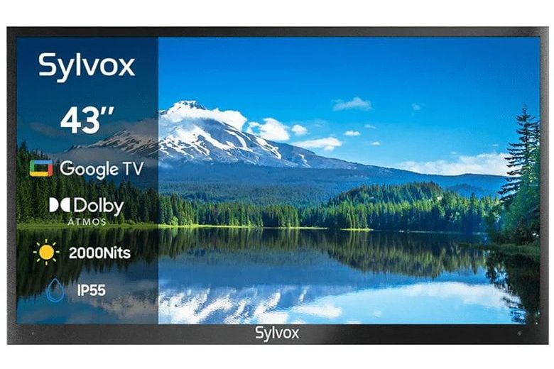 TV-apparater Sylvox Pool Pro 2.0 43-tum Google TV utomhus TV