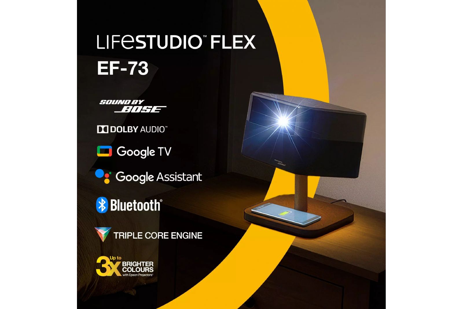 Projektorer Epson Lifestudio Flex Special LuxEdition EF-73