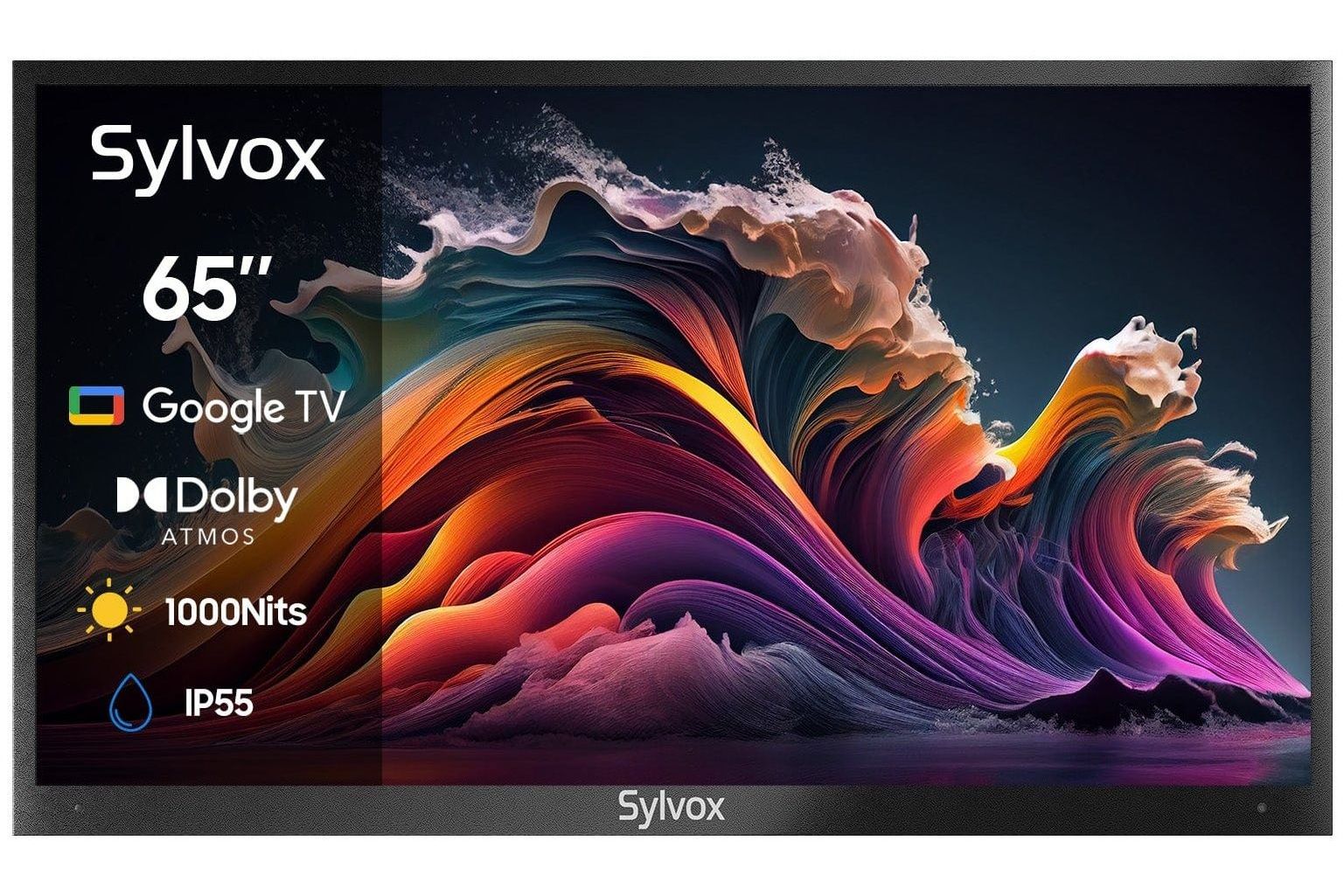 TV-apparater Sylvox Deck Pro QLED 2.0 65-tums utomhus TV