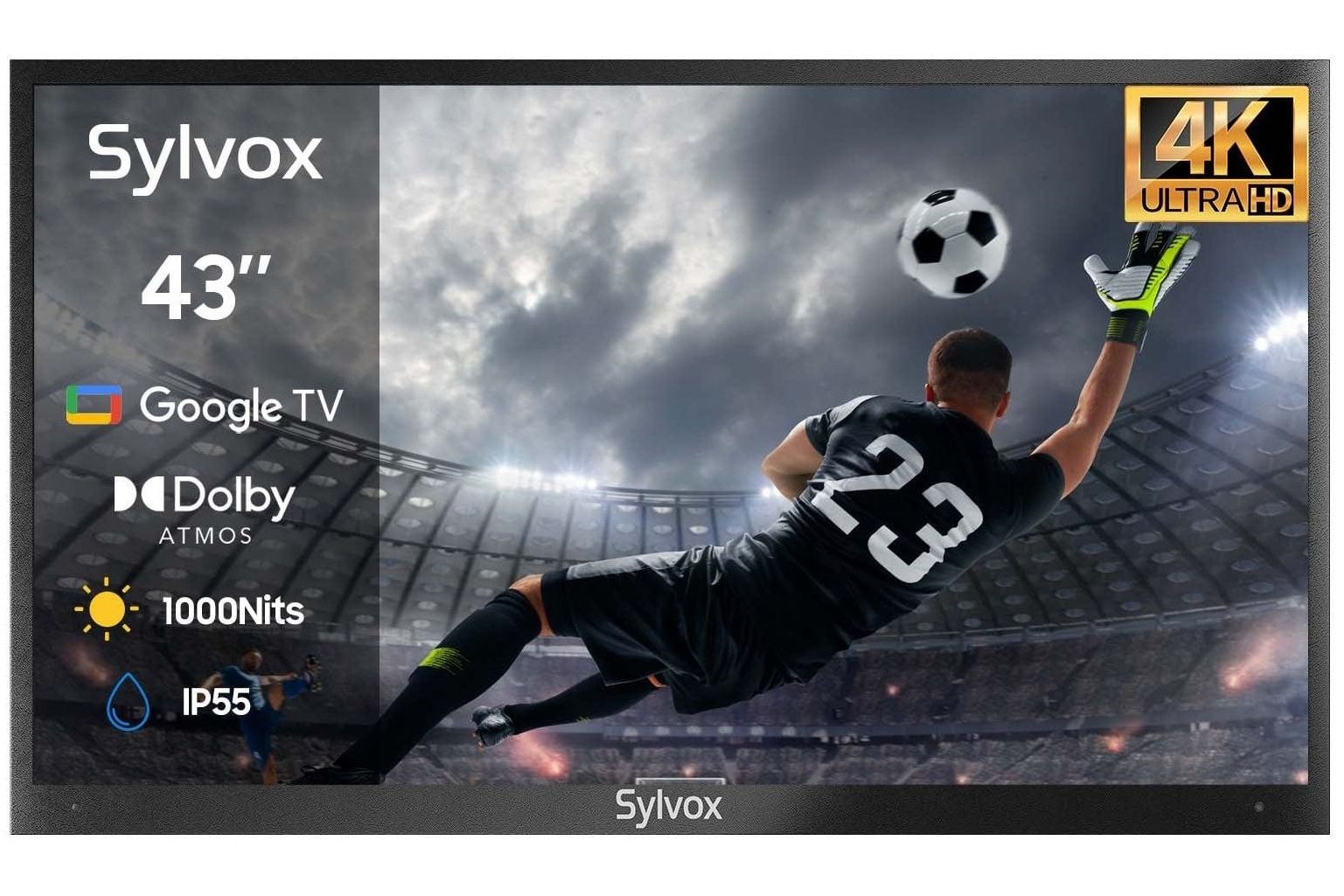 TV-apparater Sylvox Deck Pro 2.0 43-tum Google TV utomhus TV