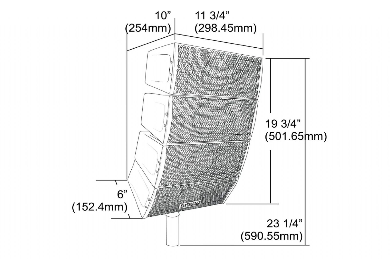 Högtalare Earthquake DJ Quake 2.1 ARRAY PRO V2 aktiv