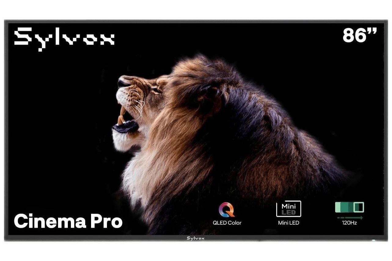 TV-apparater Sylvox Cinema Pro 4K 120Hz Helio QLED 86 tum