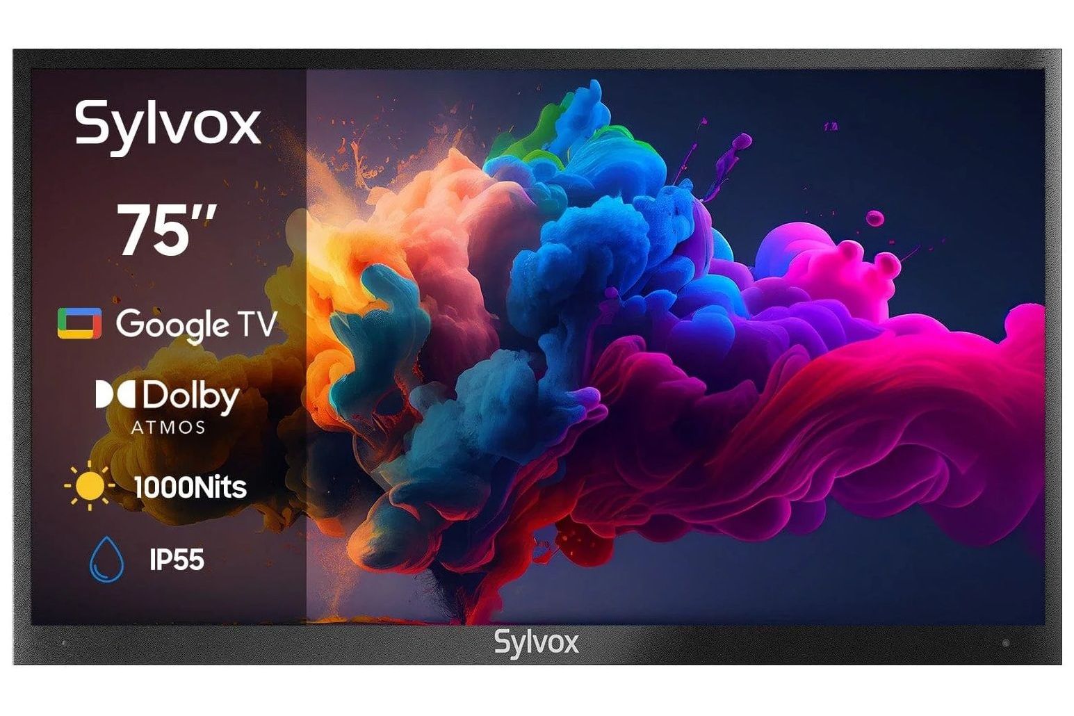 TV-apparater Sylvox Pergola Pro QLED 75 tum Utomhus TV