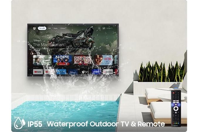 TV-apparater Sylvox Pergola Pro QLED 65 tum Utomhus TV