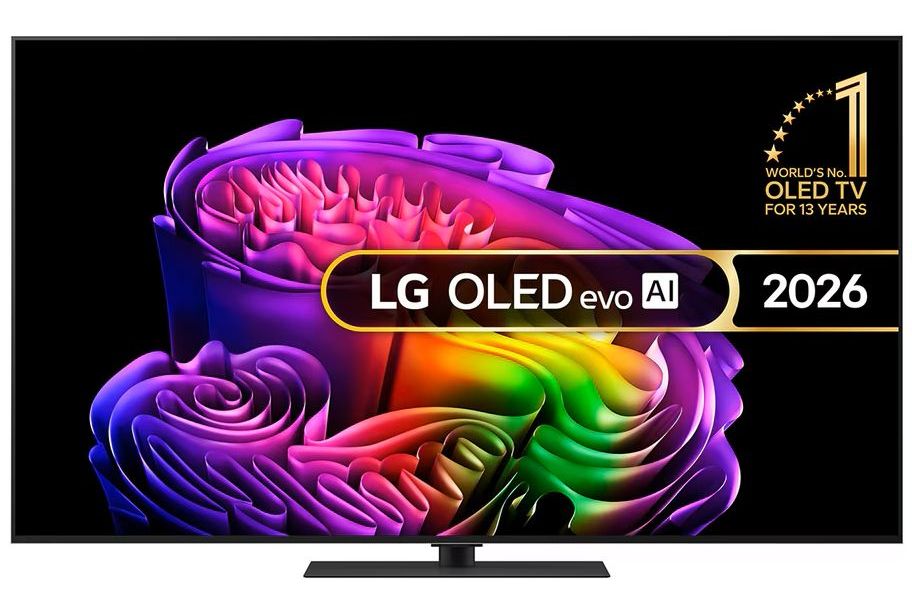 TV-apparater LG OLED65G66LS evo AI G6 med bordsstativ