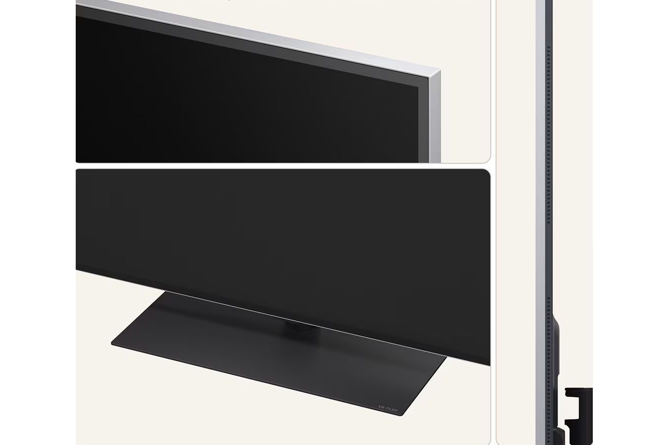 TV-apparater LG OLED65G66LS evo AI G6 med bordsstativ