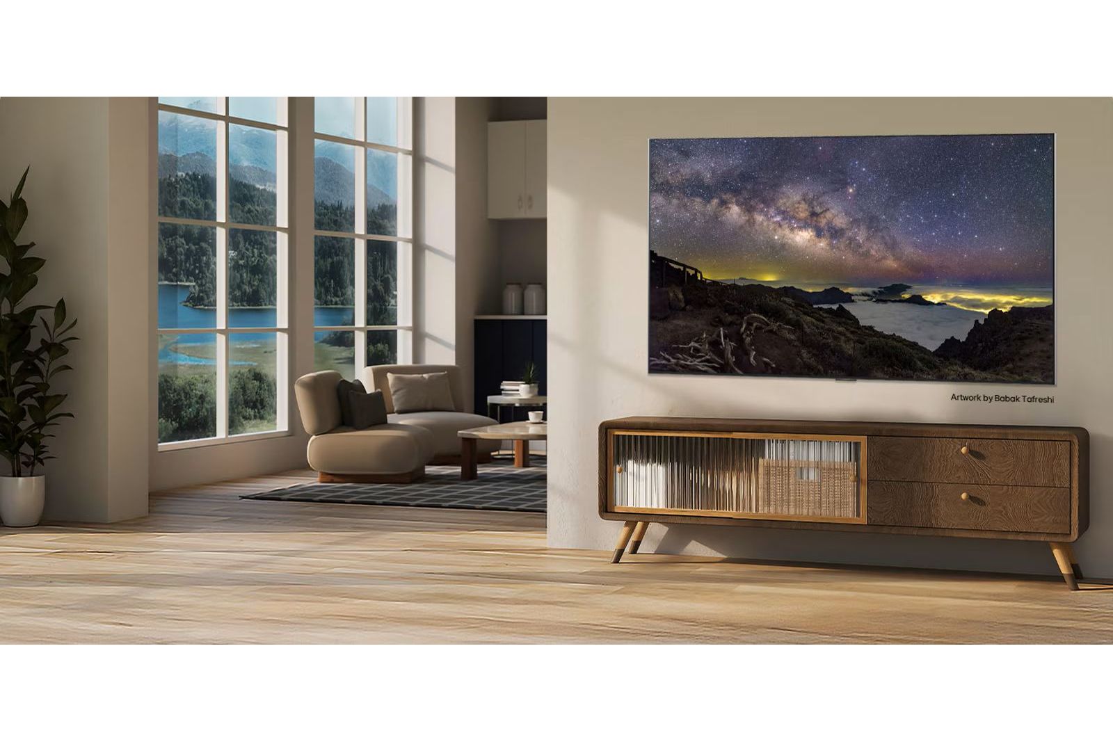 TV-apparater LG OLED77G64LW evo AI G6 med väggfäste