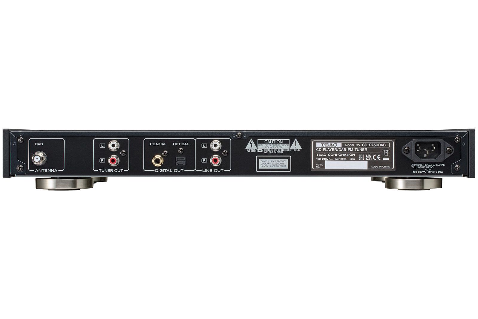 Blu-Ray/Mediaspelare Teac CD-P750 DAB/FM