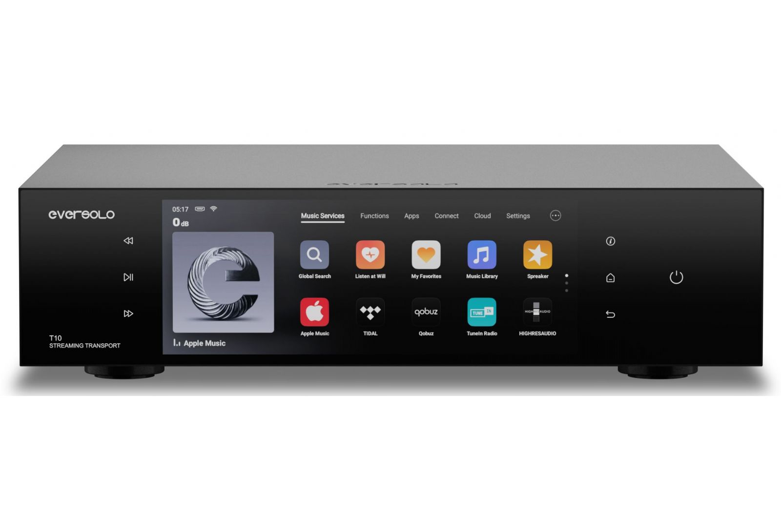 Blu-Ray/Mediaspelare EverSolo T10 Streamingtransport