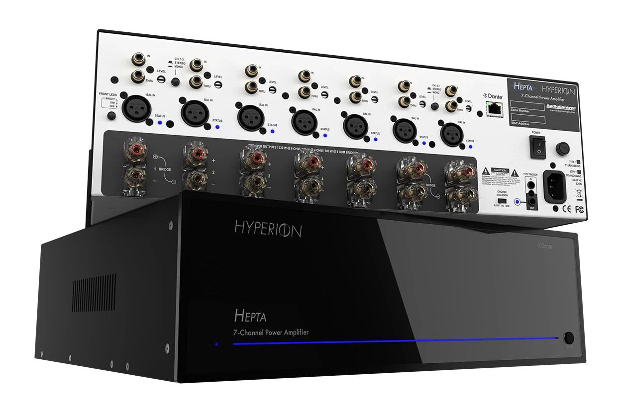 Förstärkare Hyperion Hepta 7-kanals Klass-H hembioslutsteg