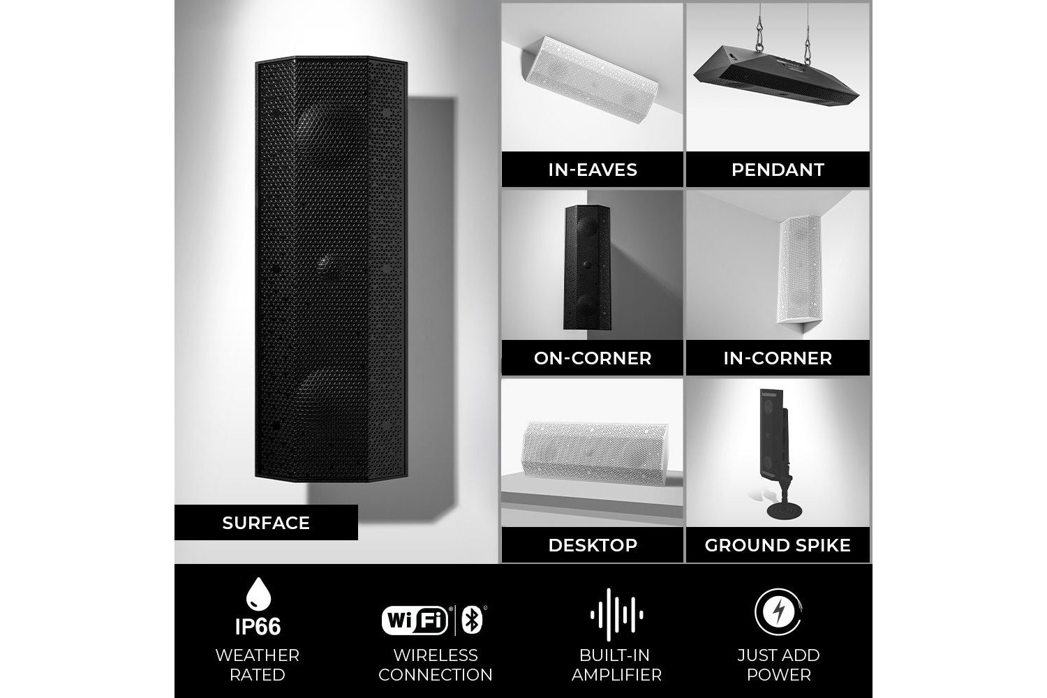 Högtalare Lithe Audio iO1 Utomhushögtalare Med WiFi