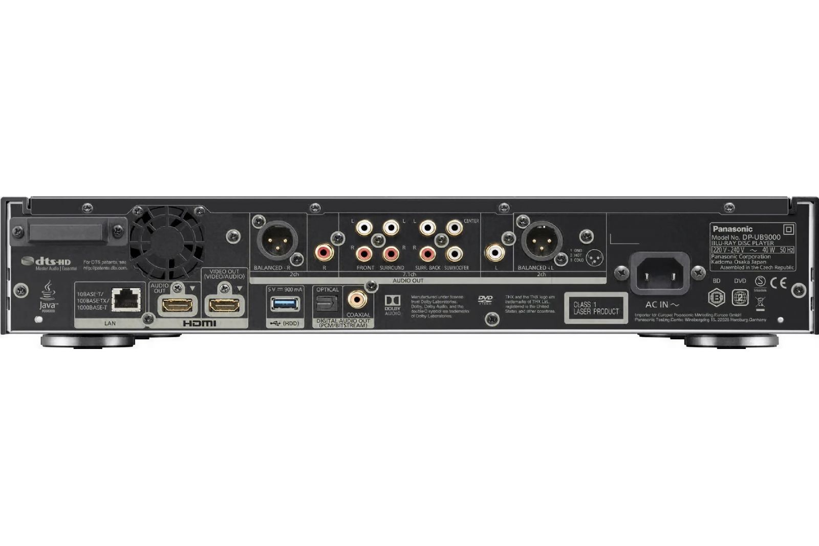 Blu-Ray/Mediaspelare Panasonic DP-UB9000AG1