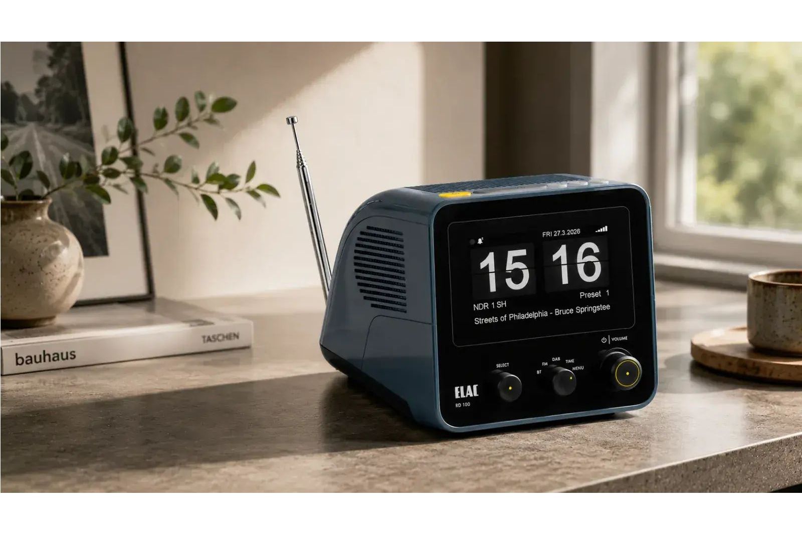 Bluetooth högtalare ELAC RD 100 DAB Klockradio