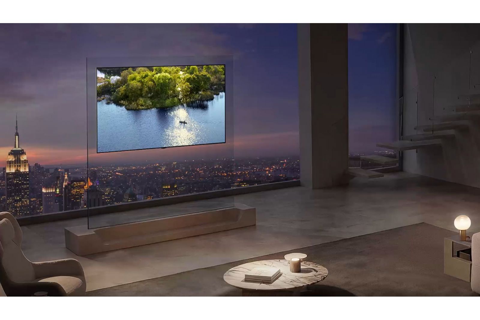 TV-apparater LG OLED77W69LA evo Wallpaper 4K AI TV 2026